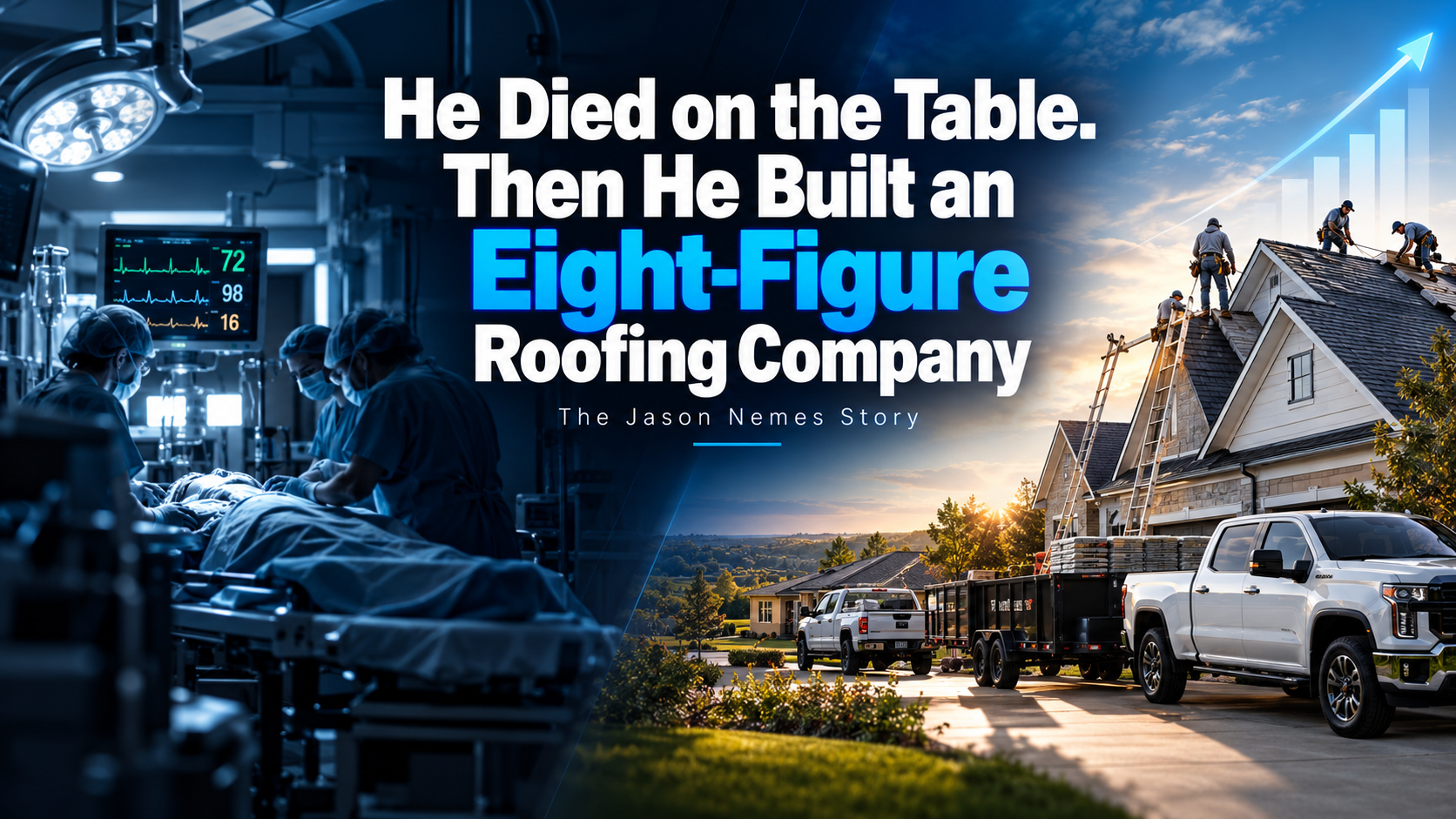 Jason Nemes went from surviving addiction and two heart attacks to building a fast growing roofing company